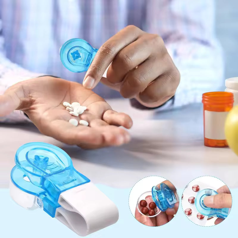 お薬取り出し器｜押すだけで錠剤がポン　握力が弱くても・爪を傷めず