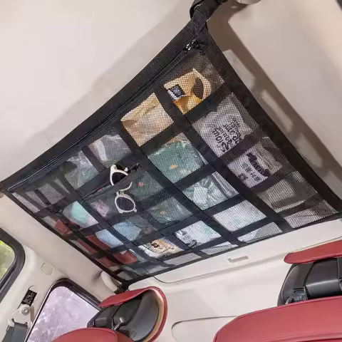 ソラ棚｜掛けるだけ30秒、車の天井が"もう一つの収納"に｜耐荷重15kg ルーフネット